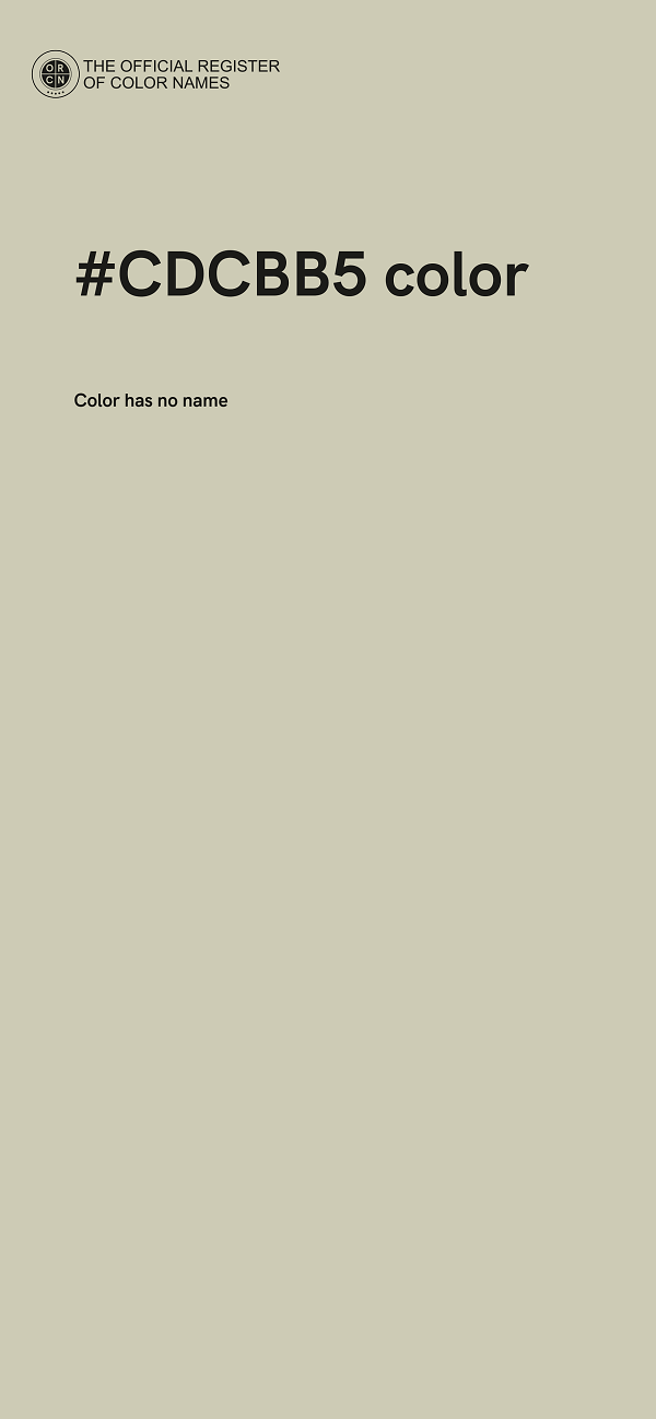 #CDCBB5 color image