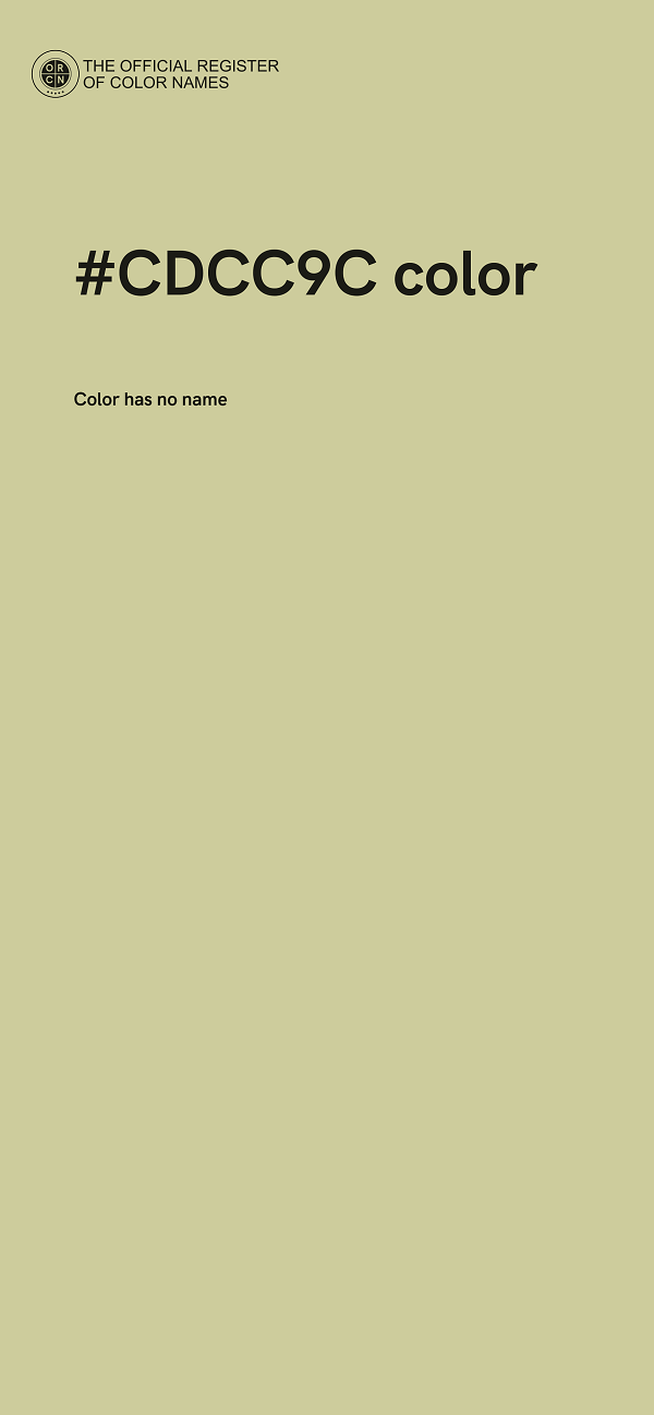 #CDCC9C color image