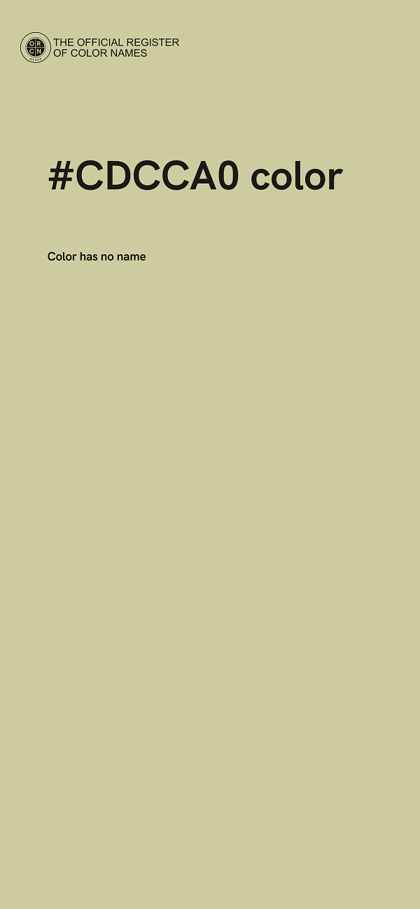 #CDCCA0 color image