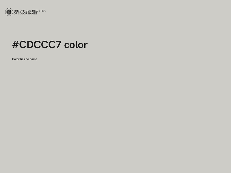 #CDCCC7 color image