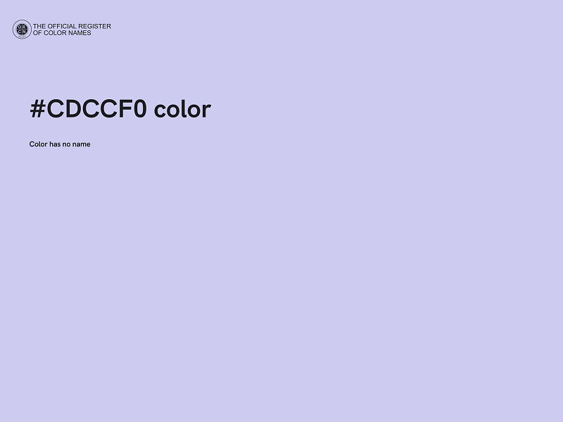 #CDCCF0 color image