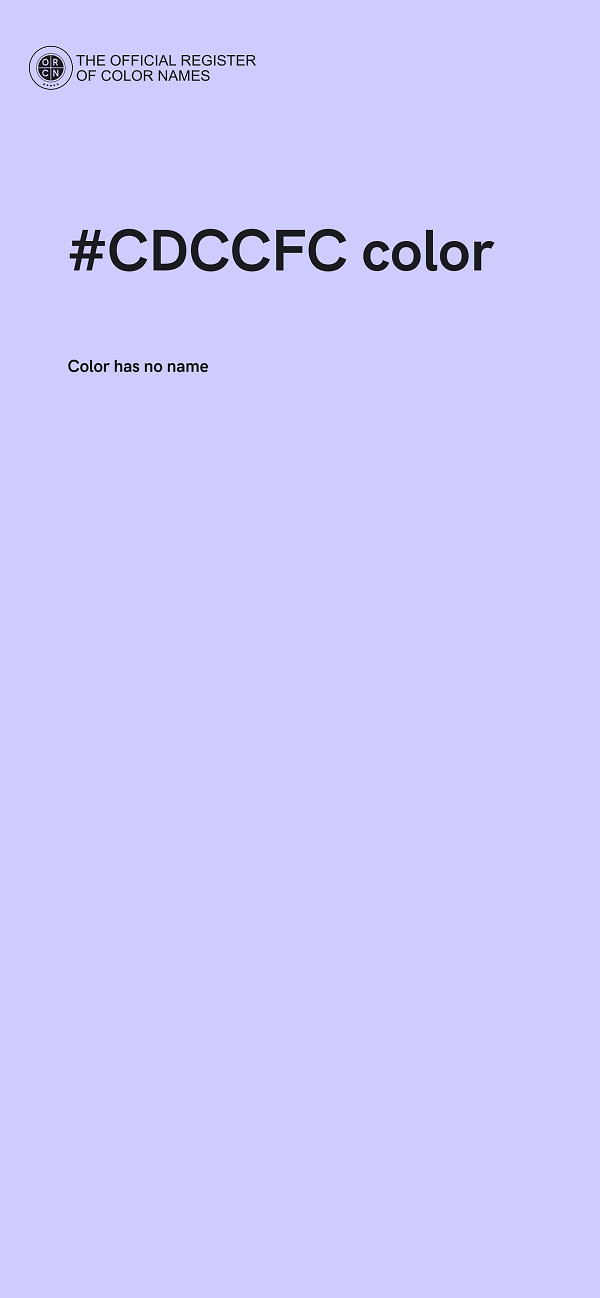 #CDCCFC color image