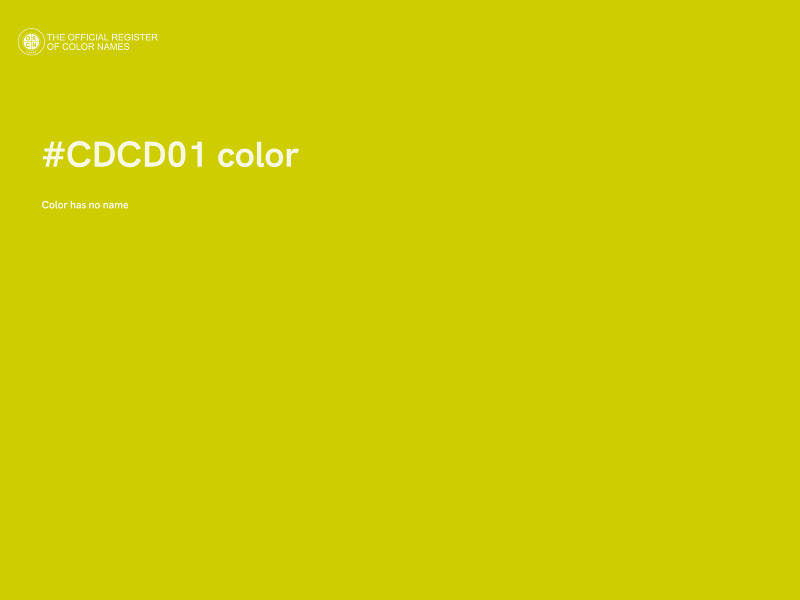 #CDCD01 color image