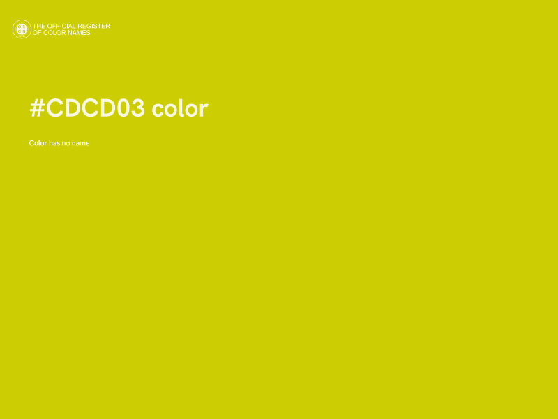 #CDCD03 color image