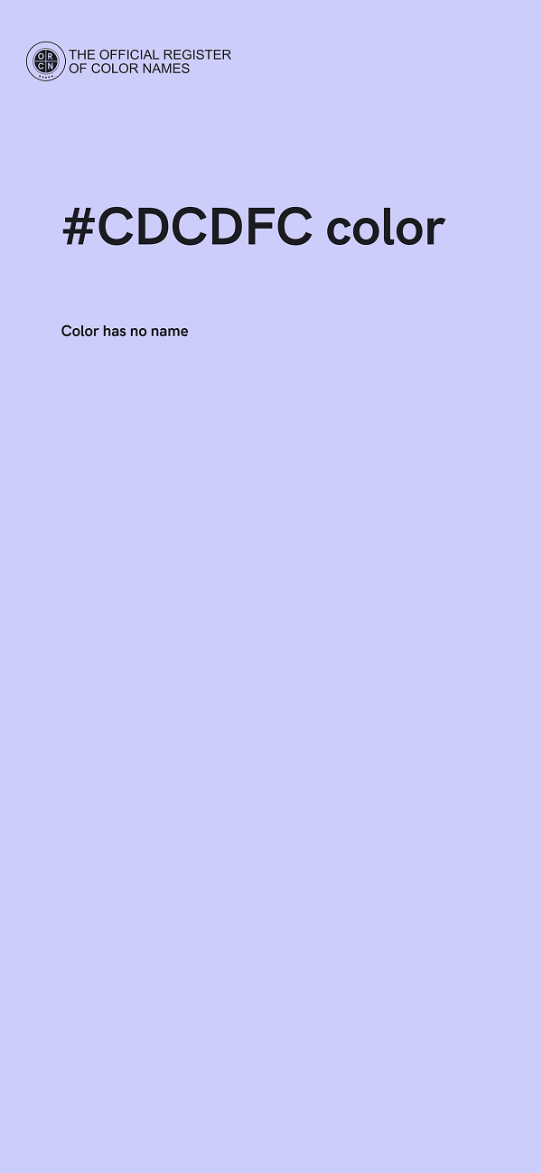 #CDCDFC color image