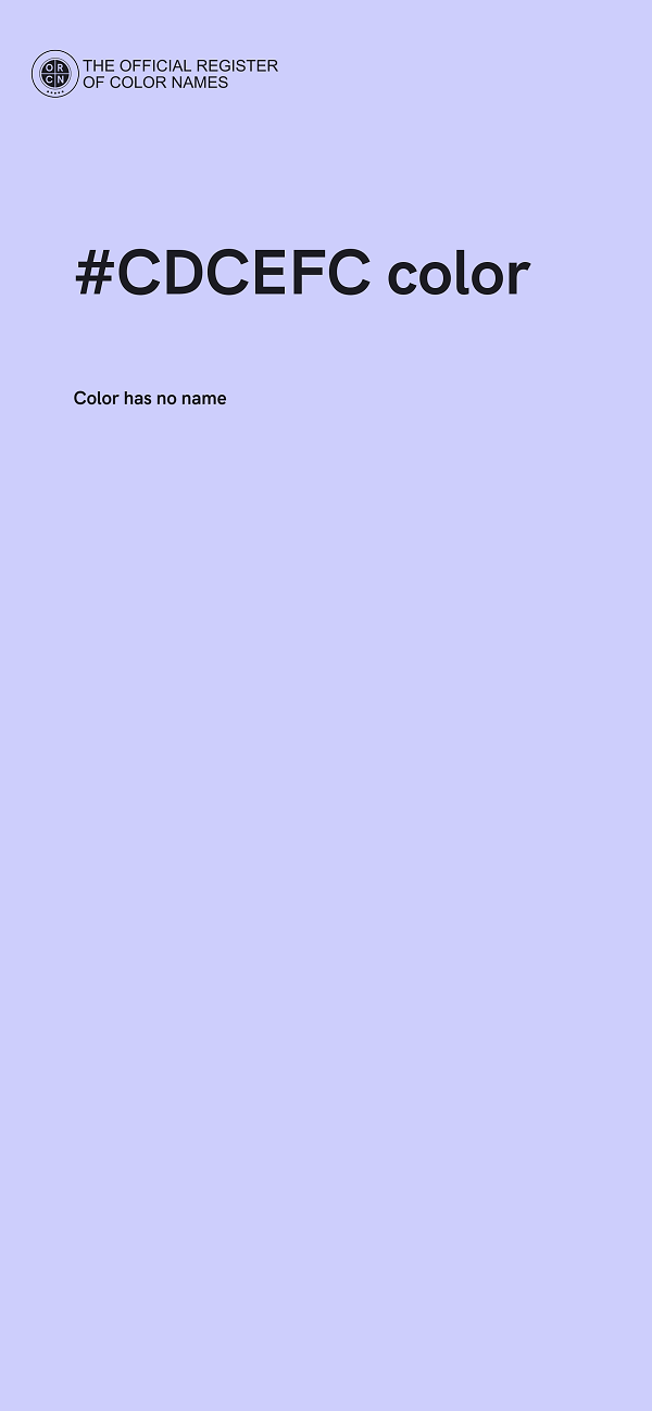 #CDCEFC color image