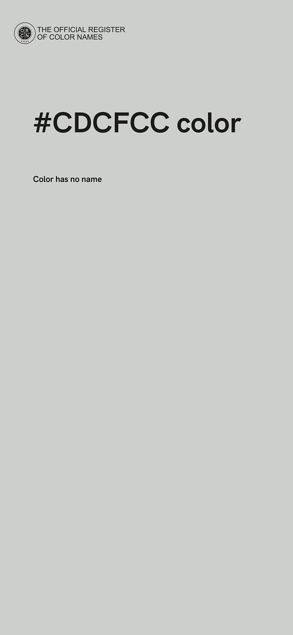 #CDCFCC color image