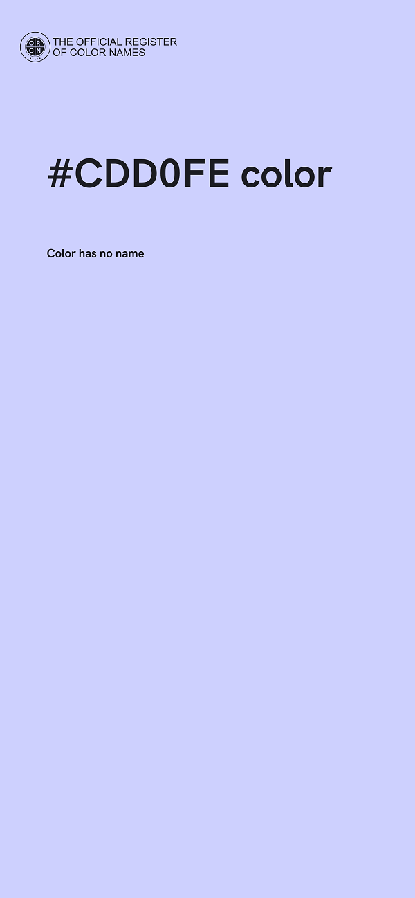 #CDD0FE color image