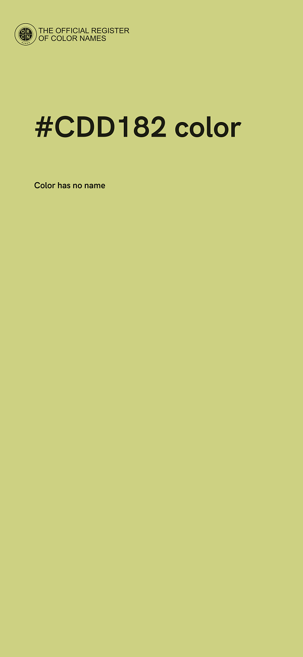 #CDD182 color image