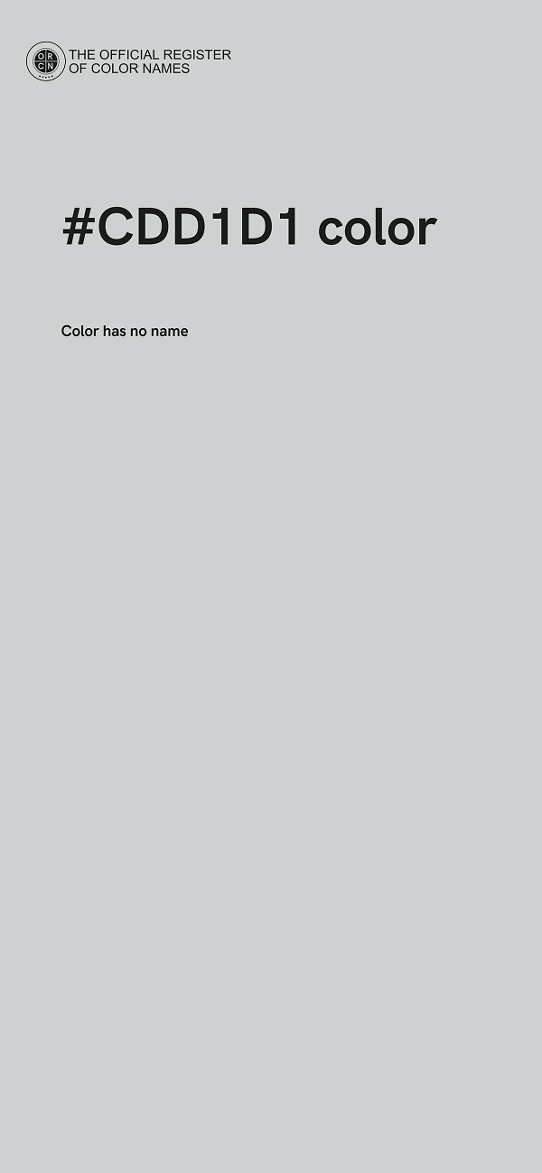 #CDD1D1 color image