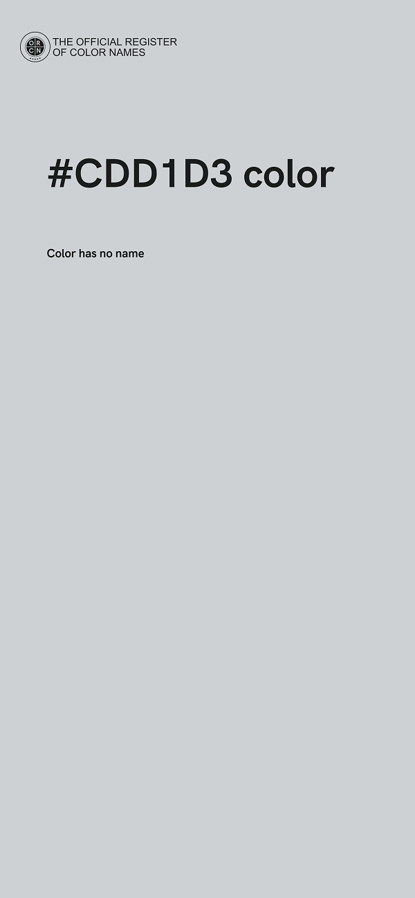 #CDD1D3 color image