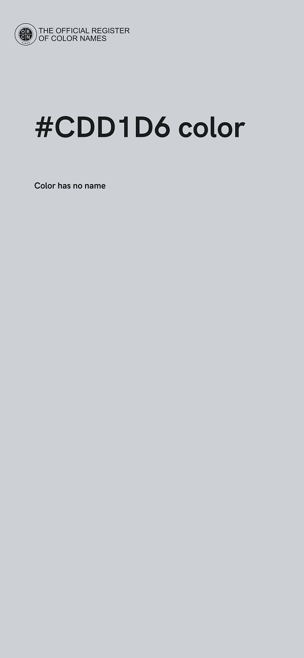 #CDD1D6 color image