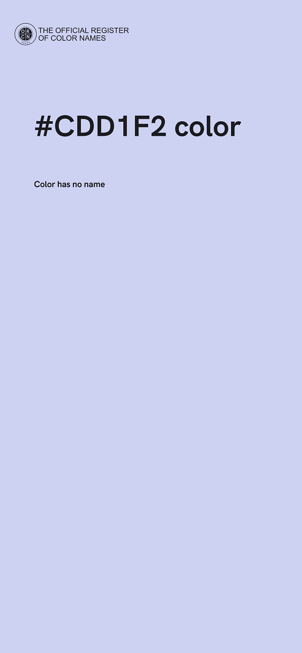 #CDD1F2 color image