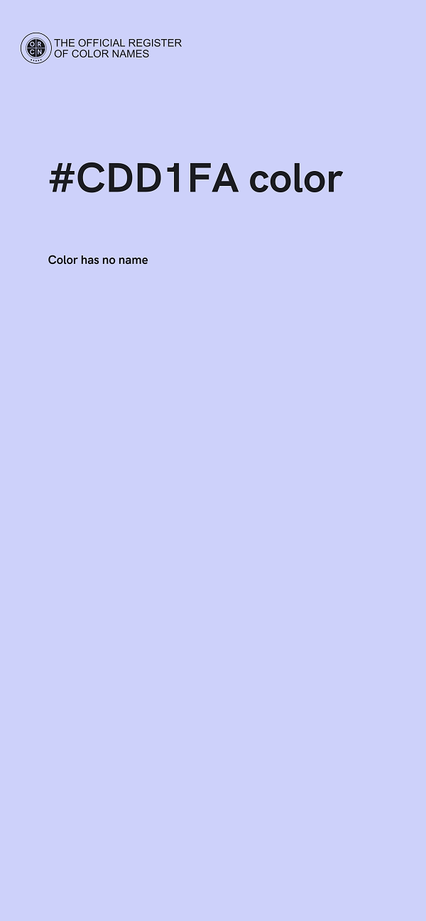 #CDD1FA color image