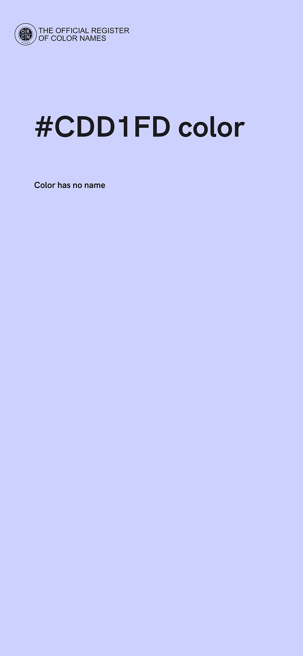 #CDD1FD color image