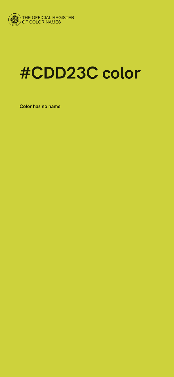 #CDD23C color image