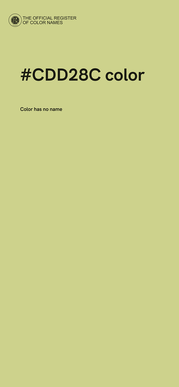 #CDD28C color image