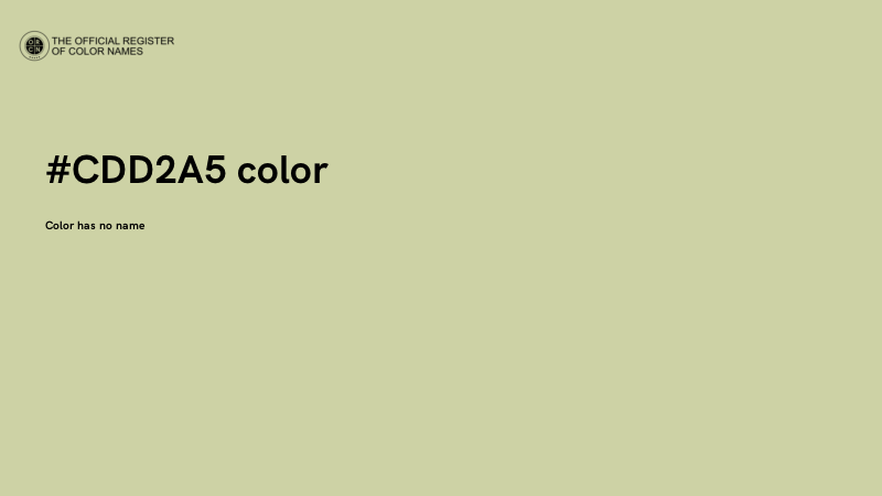 #CDD2A5 color image