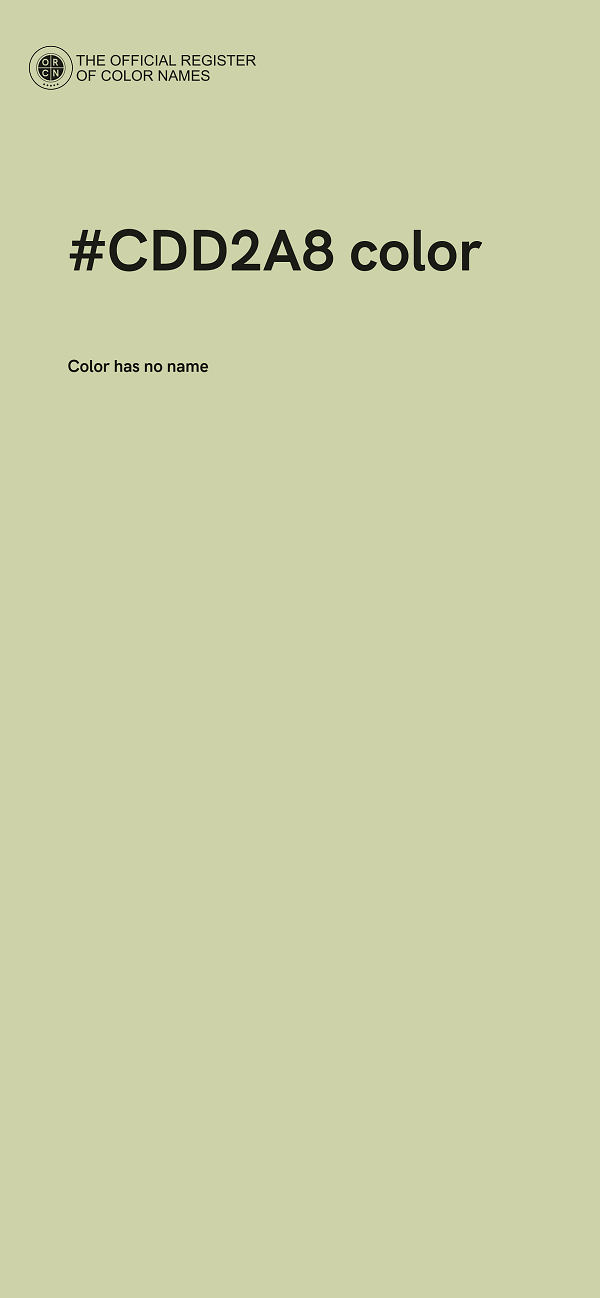 #CDD2A8 color image