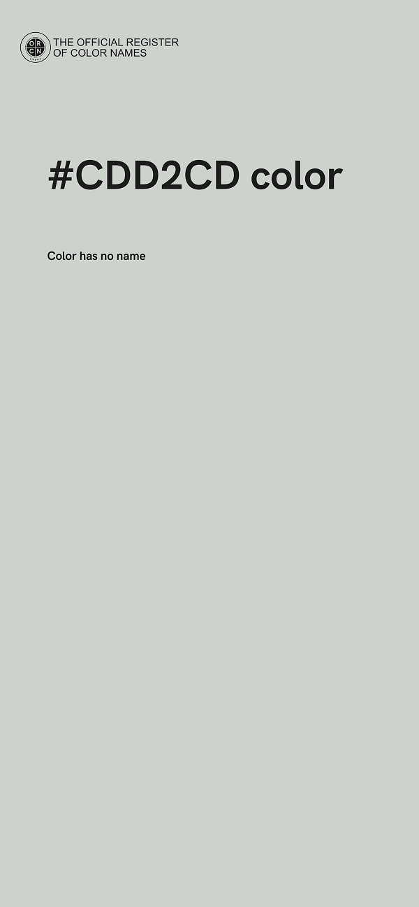 #CDD2CD color image