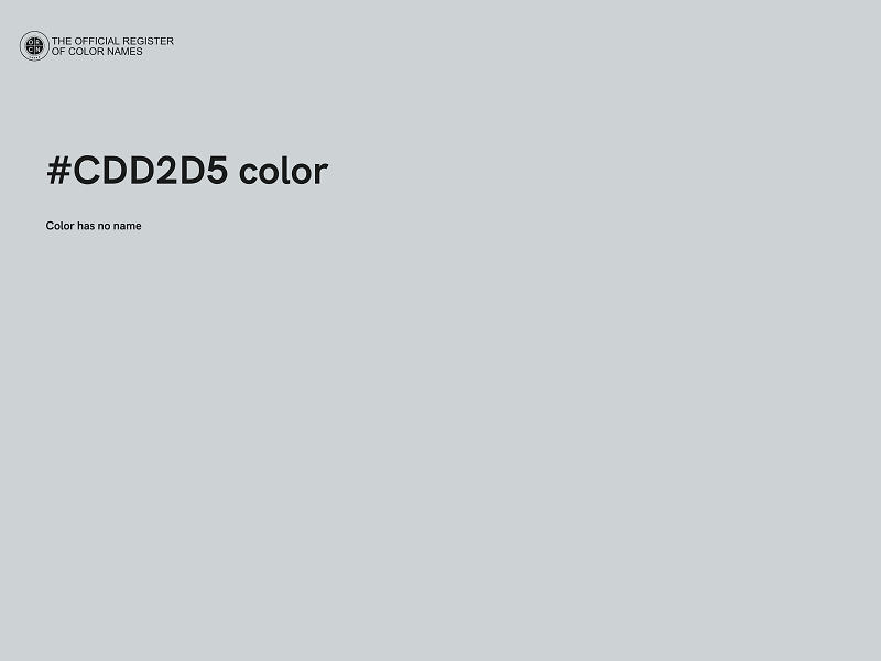 #CDD2D5 color image