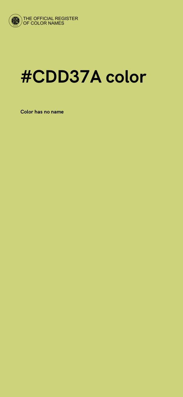 #CDD37A color image
