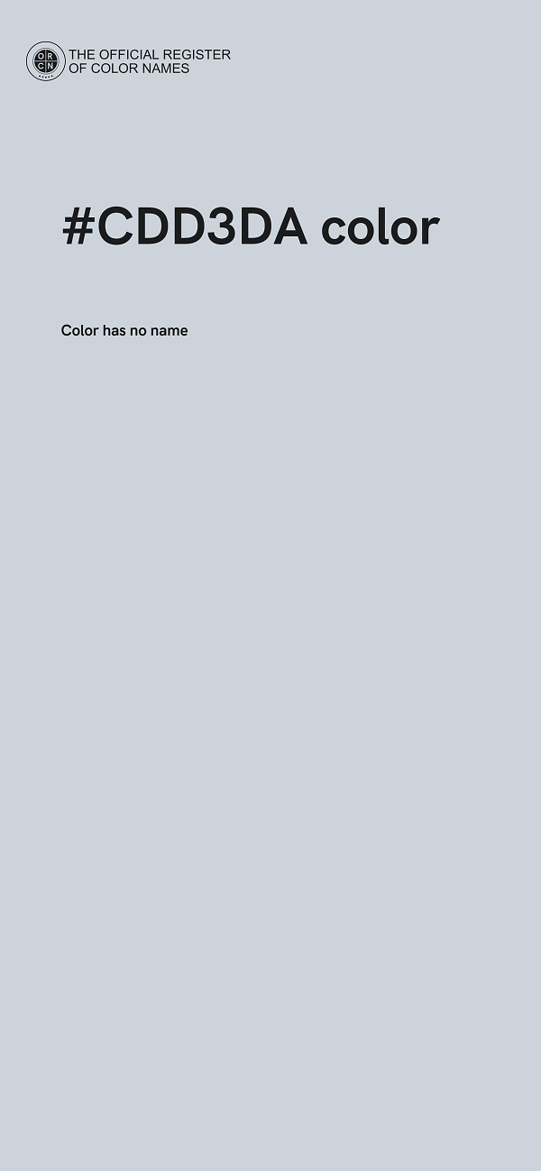 #CDD3DA color image