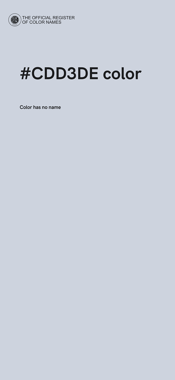 #CDD3DE color image