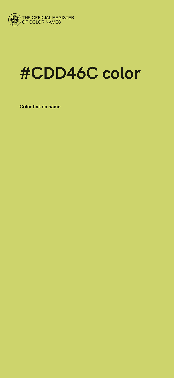 #CDD46C color image