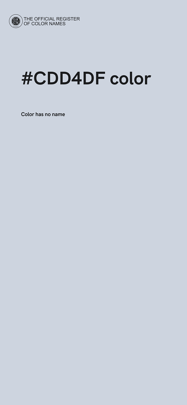 #CDD4DF color image