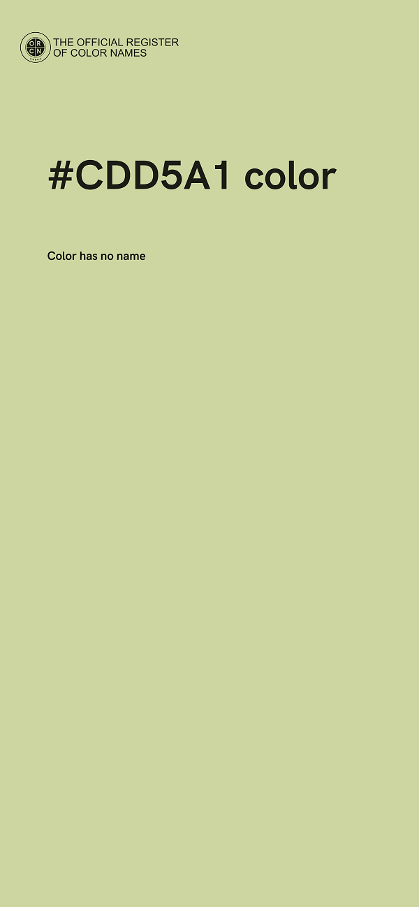 #CDD5A1 color image