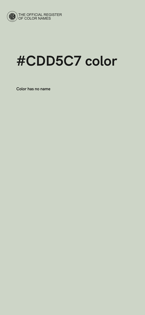 #CDD5C7 color image