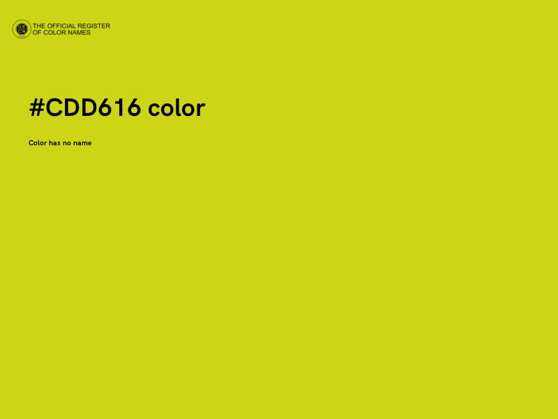#CDD616 color image