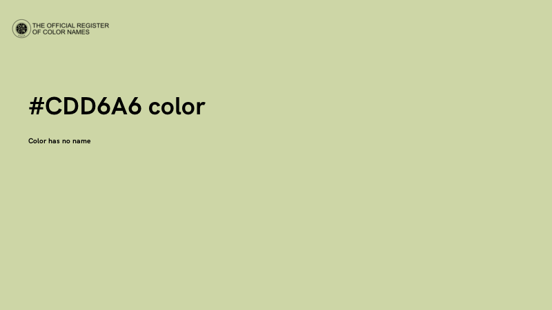 #CDD6A6 color image