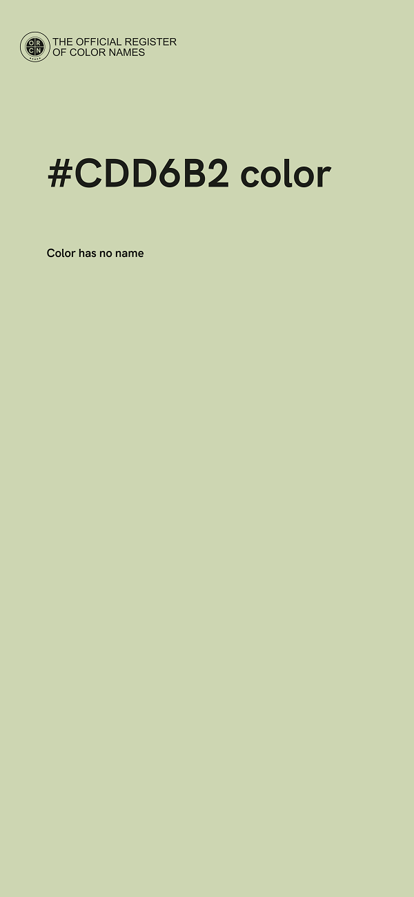 #CDD6B2 color image