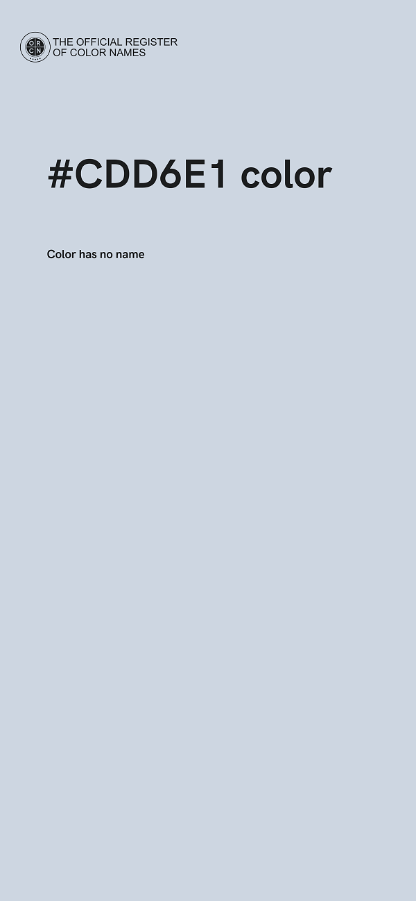 #CDD6E1 color image