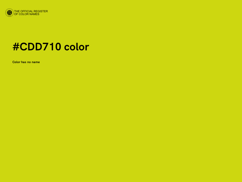 #CDD710 color image