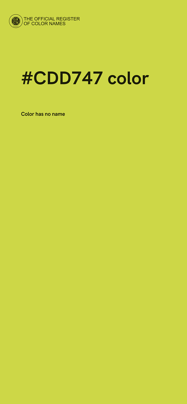 #CDD747 color image
