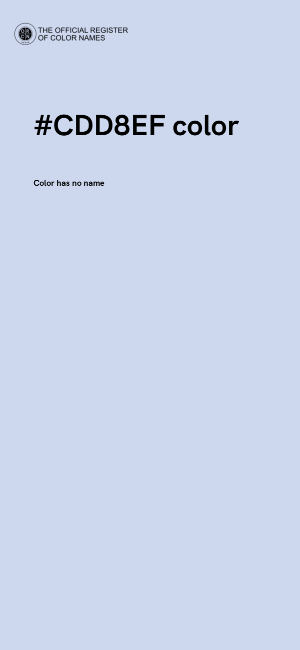 #CDD8EF color image