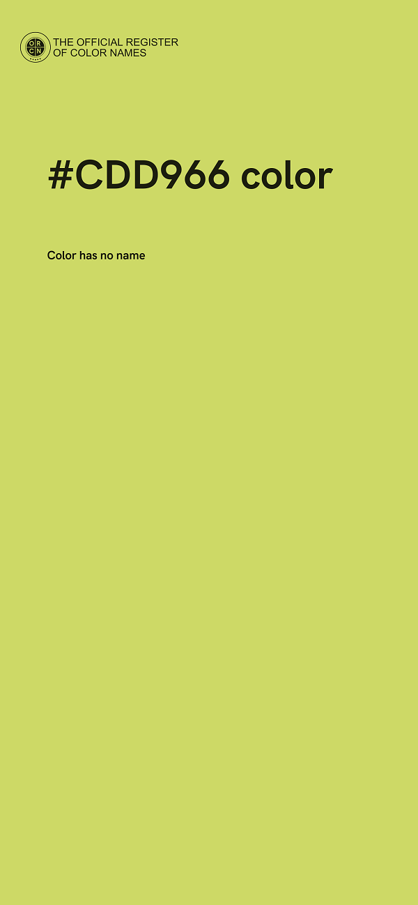 #CDD966 color image