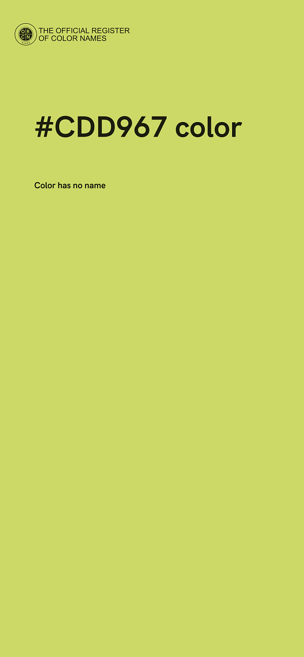 #CDD967 color image