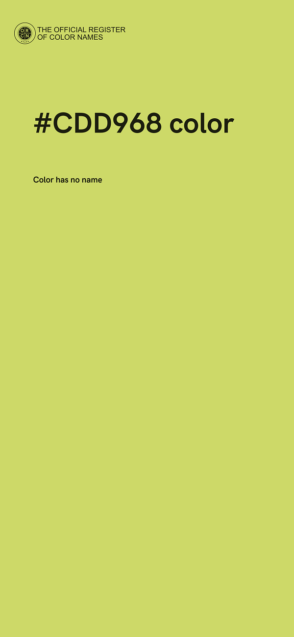 #CDD968 color image