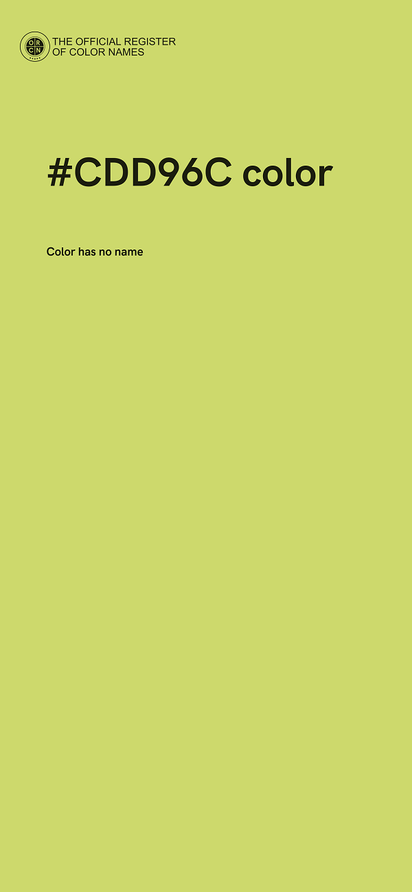 #CDD96C color image