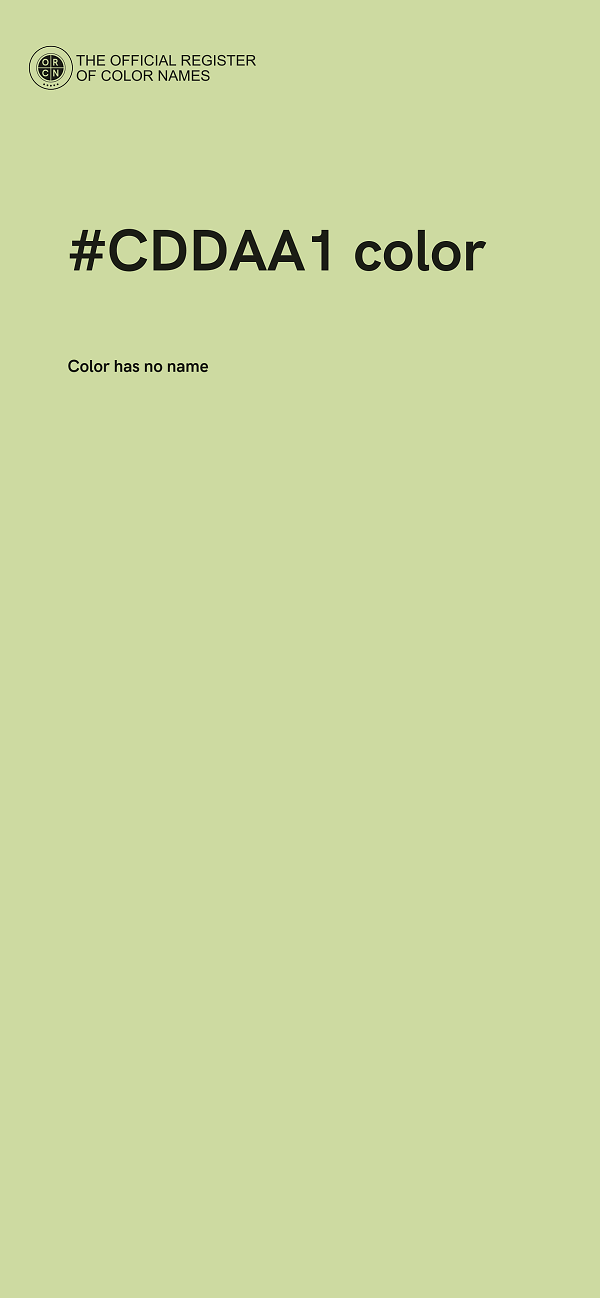 #CDDAA1 color image