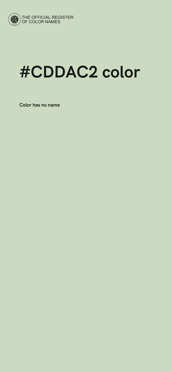 #CDDAC2 color image