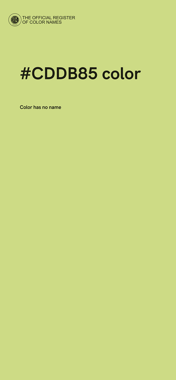 #CDDB85 color image