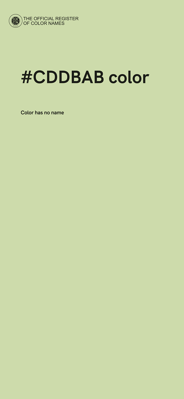 #CDDBAB color image