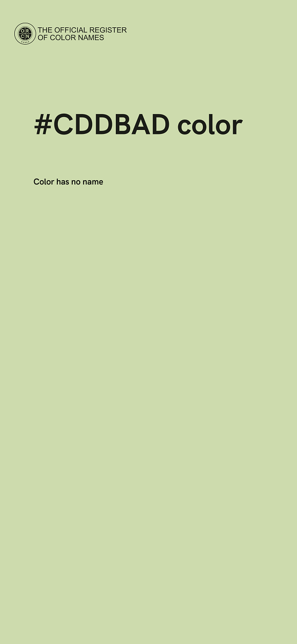 #CDDBAD color image