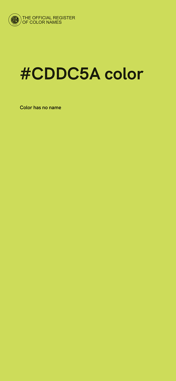 #CDDC5A color image