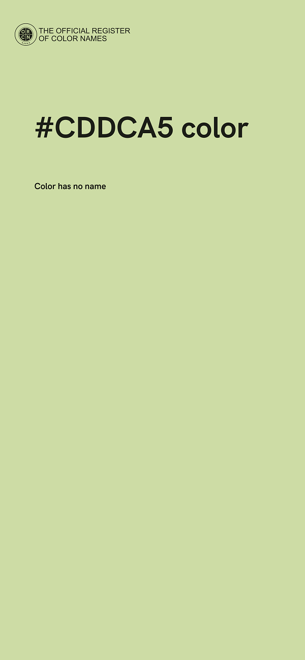 #CDDCA5 color image